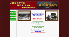 Desktop Screenshot of johnwayne-thealamo.com